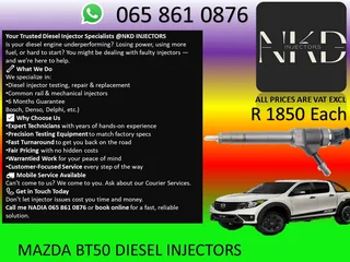 Mazda Bt50 Diesel Injectors For Sale On Exchange