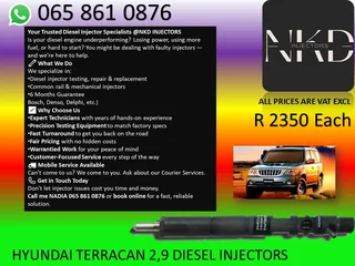 Hyundai Terrican 2.9 Diesel Injectors For Sale On Exchange