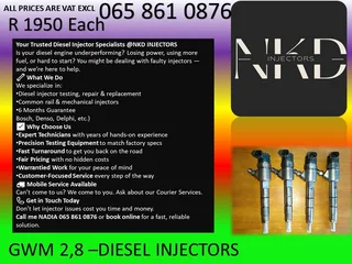 Gwm 2.8 Diesel Injectors For Sale On Exchange
