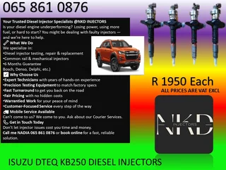 Isuzu Dteq Kb250 Diesel Injectors For Sale On Exchange
