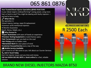 Mazda Bt50 New Diesel Injectors For Sale On Exchange