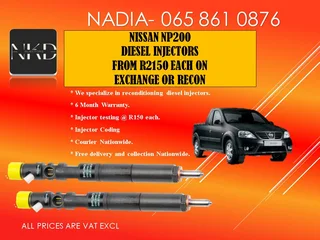 Nissan Np200 Diesel Injectors For Sale With Test Report