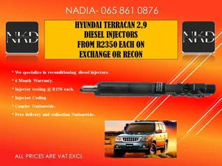 Hyundai Terrican 2.9 Diesel Injectors For Sale With Test Report