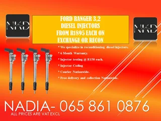 Ford Ranger 3.2 Diesel Injectors For Sale With Test Report