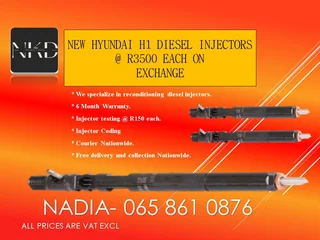 New Hyundai H1 Diesel Injectors For Sale With Test Report