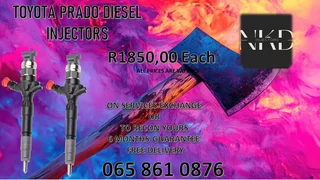 Toyota Prado Diesel Injectors For Sale With Warranty