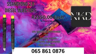Ssangyong 2.0 Diesel Injectors For Sale With Test Report