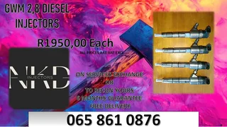 Gwm 2.8 Diesel Injectors For Sale With Warranty
