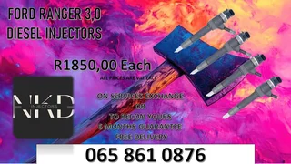 Ford Ranger 3.0 Diesel Injectors For Sale With Warranty