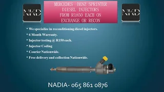 Mercedes Benz Sprinter Diesel Injectors For Sale Or Recon