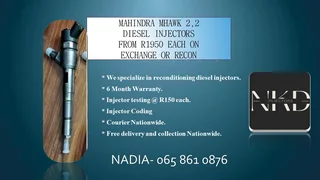 Nahindra Mhawk 2.2 Diesel Injectors For Sale Or To Recon