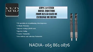 Gwm 2.0 Steed Diesel Injectors For Sale Or To Recon