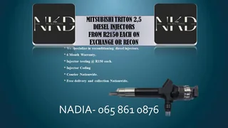 Mitsubishi Triton 2.5 Diesel Injectors For Sale Or To Recon