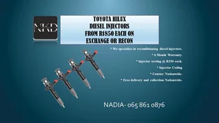 Toyota Diesel Injectors For Sale Or To Recon With Warranty