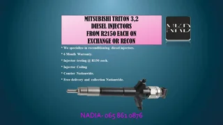 Mitsubishi Triton 3.2 Diesel Injectors For Sale Or To Recon