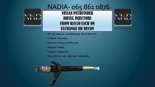 Nissan Pathfinder Diesel Injectors For Sale Or To Recon