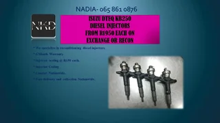 Isuzu Dteq Kb250 Diesel Injectors For Sale Or To Recon