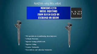 Mercedes C270 Diesel Injectors For Sale Or To Recon