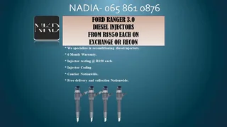 Ford Ranger 3.0 Diesel Injectors For Sale Or To Recon