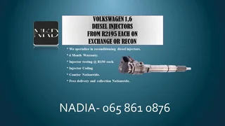 Volkswagen 1.6 Diesel Injectors For Sale Or To Recon