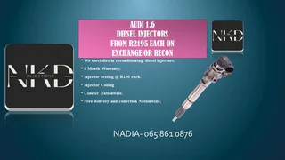 Audi 1.6 Diesel Injectors For Sale Or To Recon