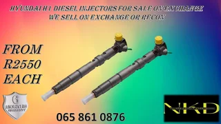 Hyundai H1 Diesel Injectors For Sale Or To Recon