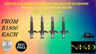 Toyota D4d Diesel Injectors For Sale Or To Recon