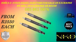 Gwm 2.0 Steed Diesel Injectors For Sale With Warrany