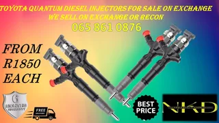Toyota Quantum Diesel Injectors For Sale With Warranty