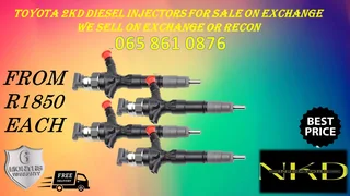 Toyota 2kd Diesel Injectors For Sale With Warranty