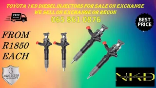 Toyota 1kd Diesel Injectors For Sale With Warranty