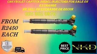 Chevrolet Captiva Diesel Injectors For Sale With Warranty