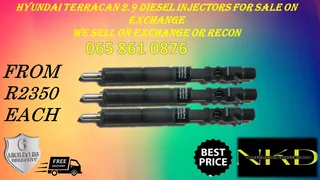 Hyundai Terrican 2.9 Diesel Injectors For Sale With Warranty
