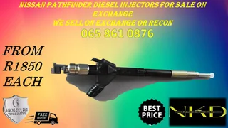 Nissan Pathfinder Diesel Injectors For Sale With Warranty