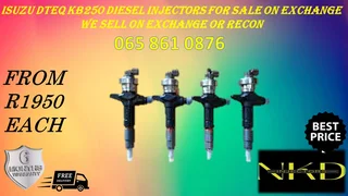 Isuzu Dteq Kb250 Diesel Injectors For Sale With Warranty