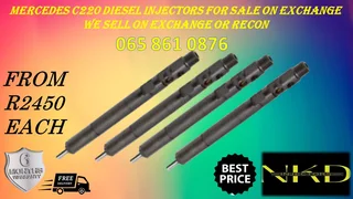 Mercedes C220 Diesel Injectors For Sale With Warranty