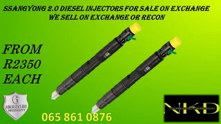 Ssangyong 2.0 Diesel Injectors For Sale With Test Report