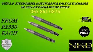 Gwm 2.0 Steed Diesel Injectors For Sale With Test Report