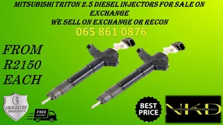 Mitsubishi Tritn 2.5 Diesel Injectors For Sale With Test Report