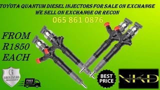 Toyota Quantum Diesel Injectors For Sale With Test Report