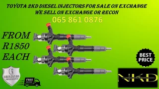 Toyota 2kd Diesel Injectors For Sale With Test Report