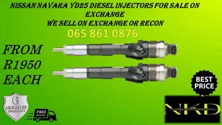 Nissan Navara Yd25 Diesel Injectors For Sale With Test Report
