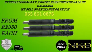 Hyundai Terrican 2.9 Diesel Injectors For Sale With Test Report