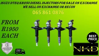Isuzu Dteq Kb250 Diesel Injectors For Sale With Test Report