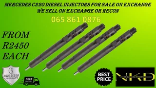 Mercedes C220 Diesel Injectors For Sale With Test Report
