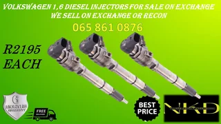 Volkswagen 1.6 Dieselinjectors For Sale With Test Report