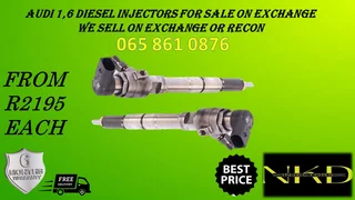 Audi 1.6 Diesel Injectors For Sale With Test Report