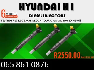 Hyundai H1 Diesel Injectors For Sale