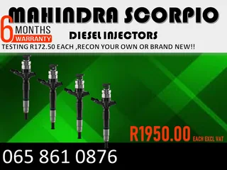Mahindra Scorpio Diesel Injectors For Sale
