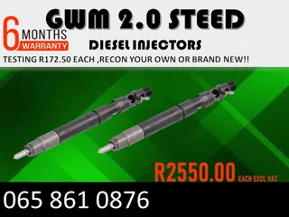 Gwm 2.0 Steed Diesel Injectors For Sale